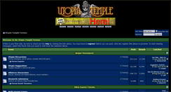 Desktop Screenshot of forums.utopiatemple.com